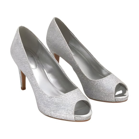 Bandolino Womens Rainaa Silver Glamour Size 7.5 M - Picture 7 of 7